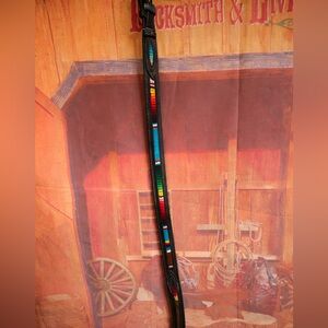 🌈 Vintage Western Serape Leather Belt